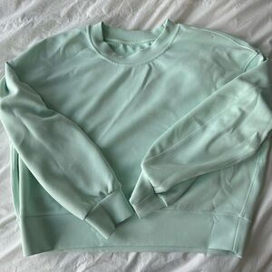 Softstreme perfectly oversized cropped crew Lululemon